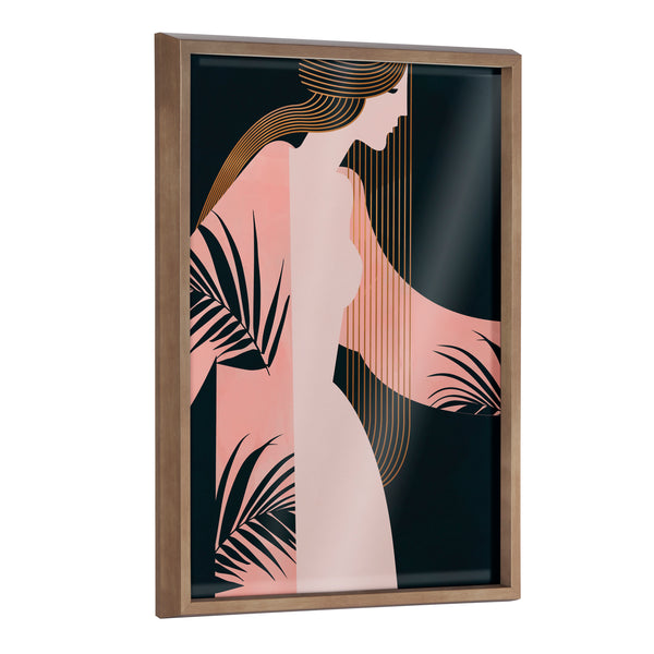 kate & laurel Blake Scent of Jasmine Framed Printed Glass by Alexander Ginzburg
