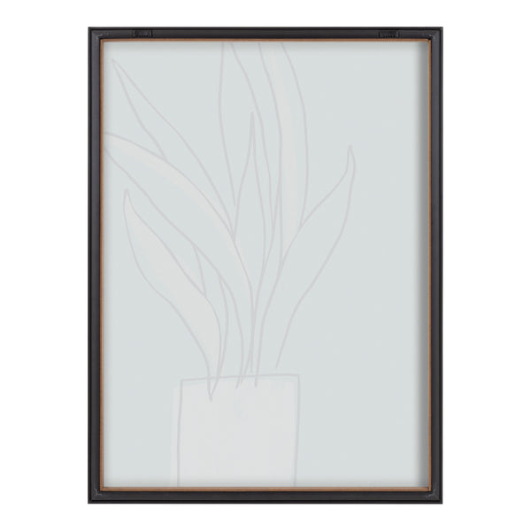 Kate & Laurel Blake Serene Growth Framed Printed Glass By Elizabeth Silver