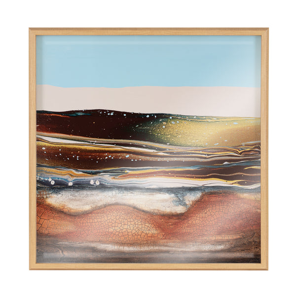 Kate & Laurel Blake Sonoran Desert Framed Printed Art By Xizhou Xie