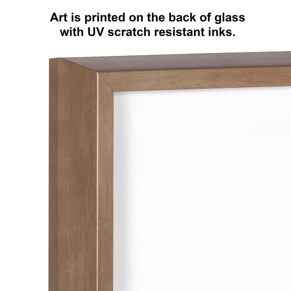 Kate & Laurel Blake Summer Lines 5 Framed Printed Glass By Maggie Stephenson