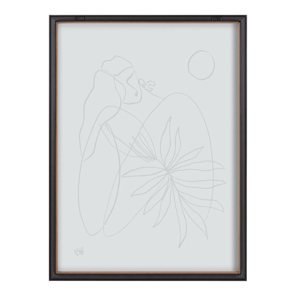 Kate & Laurel Blake Summer Lines 7 Framed Printed Glass By Maggie Stephenson