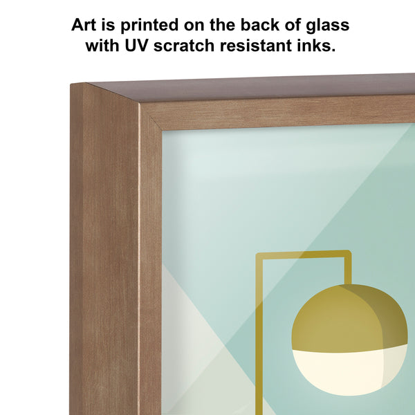 Kate & Laurel Blake Time To Relax Framed Printed Glass By Rachel Lee Of My Dream Wall