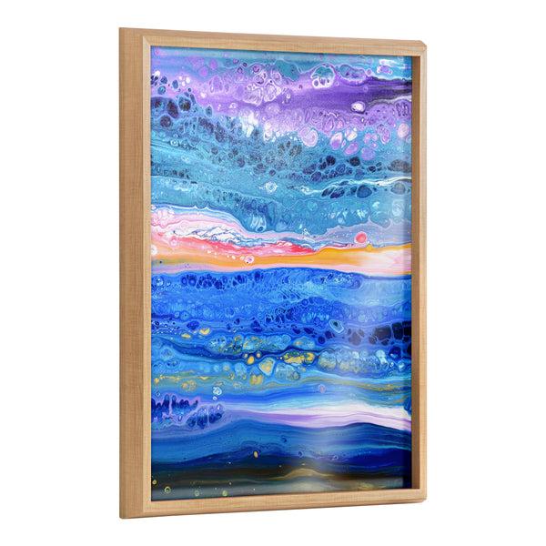kate & laurel Blake Tropical Tides Framed Printed Art by Xizhou Xie