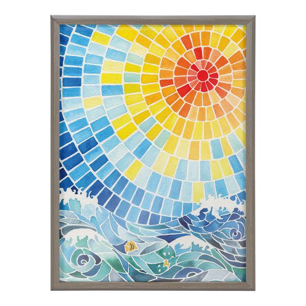 Kate & Laurel Blake Under The Hawaiian Sun Framed Printed Glass By Janet Meinke-Lau