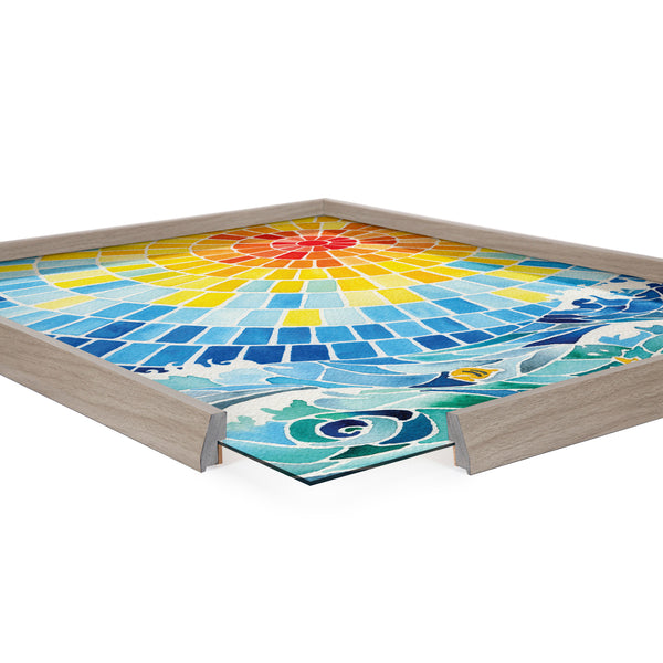 Kate & Laurel Blake Under The Hawaiian Sun Framed Printed Glass By Janet Meinke-Lau