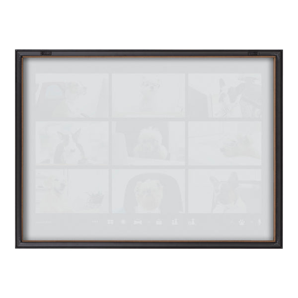 Kate & Laurel Blake Video Chat Dogs Framed Printed Glass By The Creative Bunch Studio