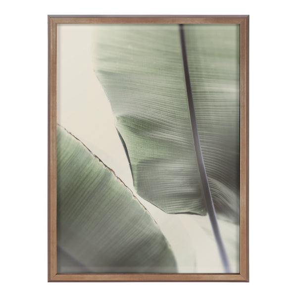 Kate & Laurel Blake Vintage Palms Framed Printed Glass By Alicia Abla