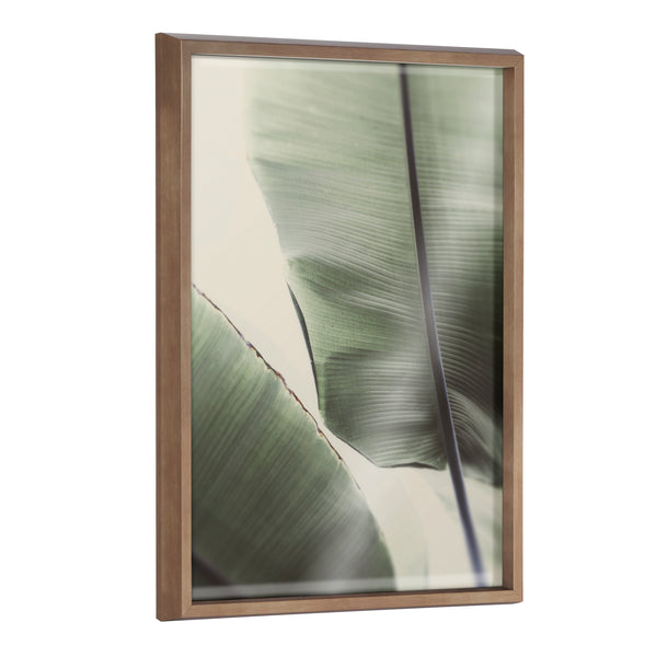 kate & laurel Blake Vintage Palms Framed Printed Glass by Alicia Abla
