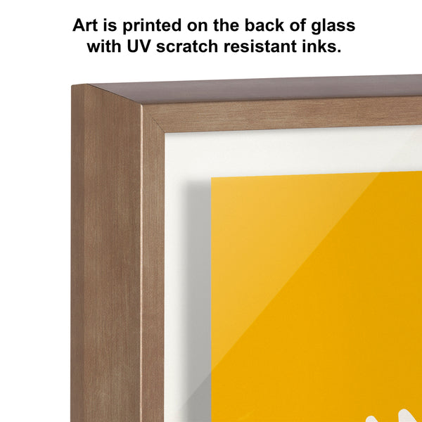 Kate & Laurel Blake When Life Gives You Lemons Yellow Framed Printed Glass By The Creative Bunch Studio