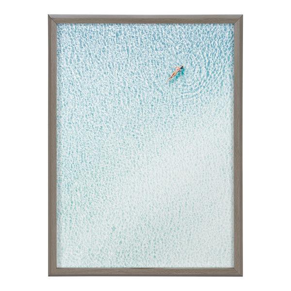 Kate & Laurel Blake Woman Floating Framed Printed Glass By Amy Peterson Art Studio
