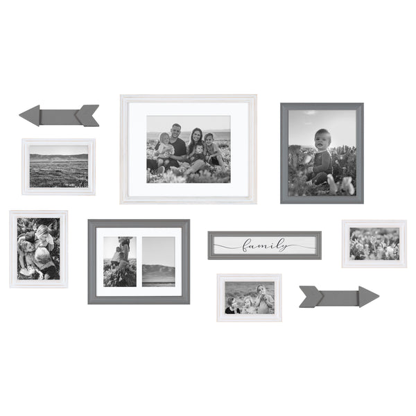 Kate & Laurel Bordeaux Expressions Gallery Wall Frame Kit