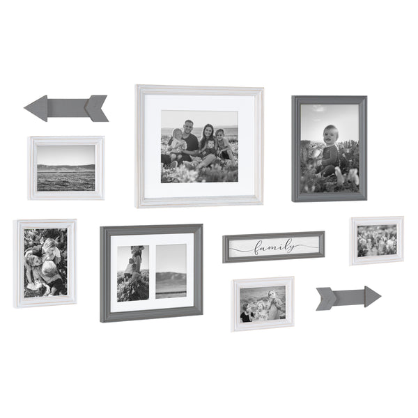 Kate & Laurel Bordeaux Expressions Gallery Wall Frame Kit