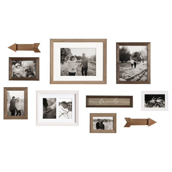 kate & laurel Bordeaux Expressions Gallery Wall Frame Kit