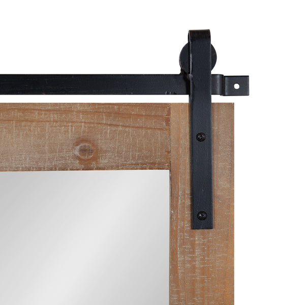 Kate & Laurel Cates Framed Wall Mirror With Shelf And Hooks