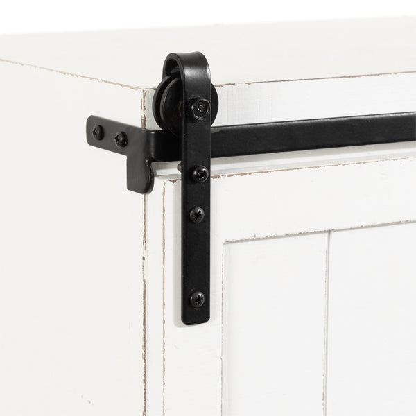 Kate & Laurel Cates Wood Floating Side Table With Cabinet