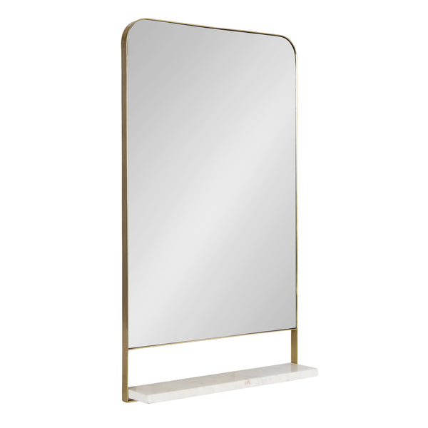 Kate & Laurel Chadwin Rectangle Wall Mirror With Shelf