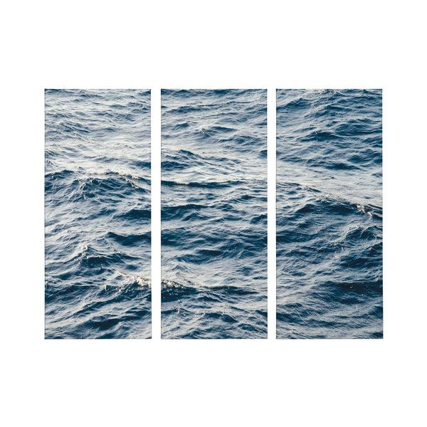 Kate & Laurel Coastal Ocean Waves Canvas Wall Art Set By The Creative Bunch Studio