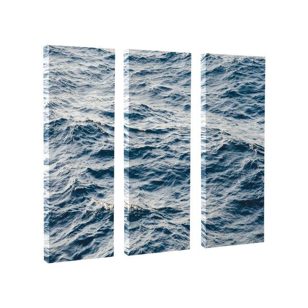 kate & laurel Coastal Ocean Waves Canvas Wall Art Set by The Creative Bunch Studio