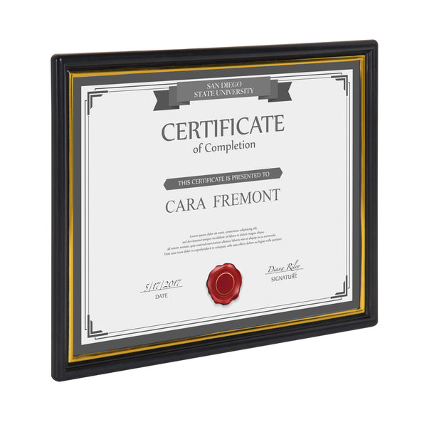 Kate & Laurel Corporate 8.5x11 Document Picture Frame Set Of 12