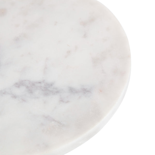 Kate & Laurel Engles Adjustable Marble Table And Plant Stand