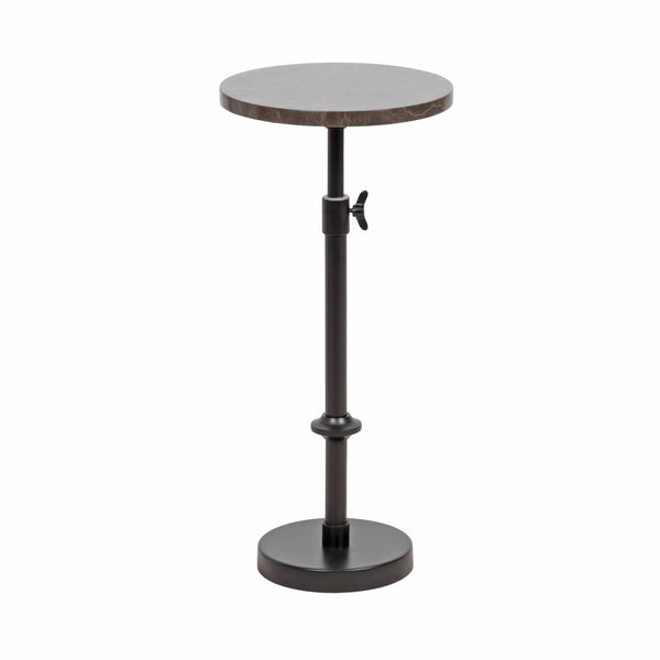 kate & laurel Engles Adjustable Marble Table and Plant Stand