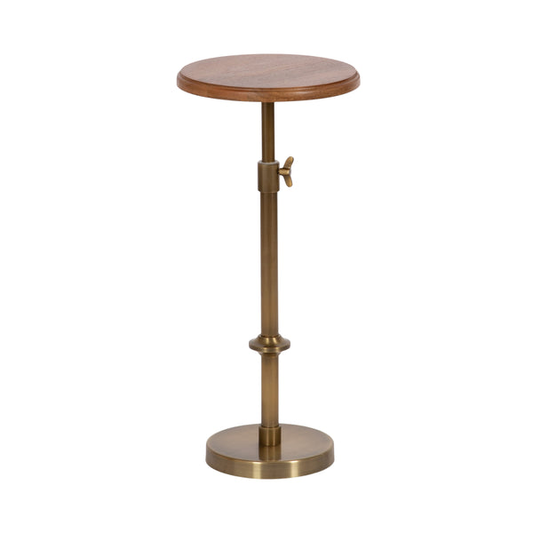 Kate & Laurel Engles Adjustable Wood Table And Plant Stand