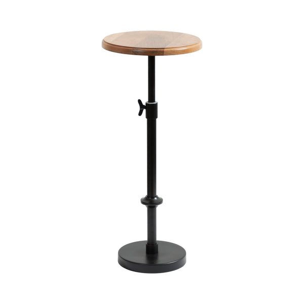 kate & laurel Engles Adjustable Wood Table and Plant Stand