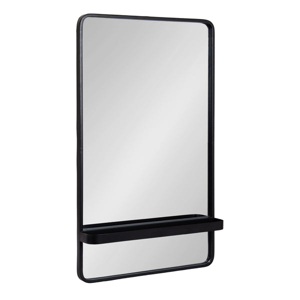 Kate & Laurel Estero Wall Rectangle Mirror With Shelf