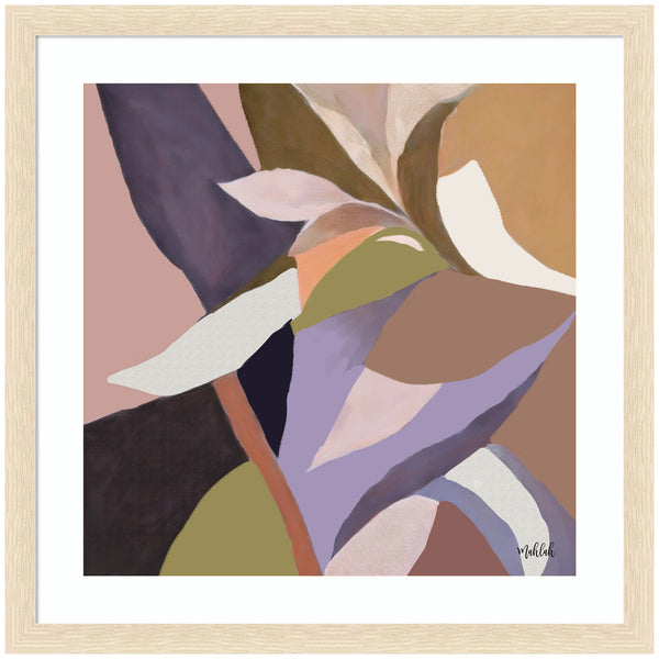 kate & laurel Framed Art Azure stems by Inkheart Designs