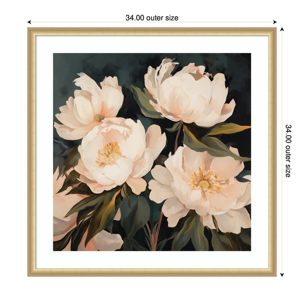 Kate & Laurel Framed Art Beautiful Painterly Floral Bouquets 2 By The Creative Bunch Studio