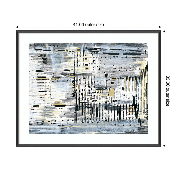 Kate & Laurel Framed Art Brookyln Bridge Horizontal By Leah Nadeau