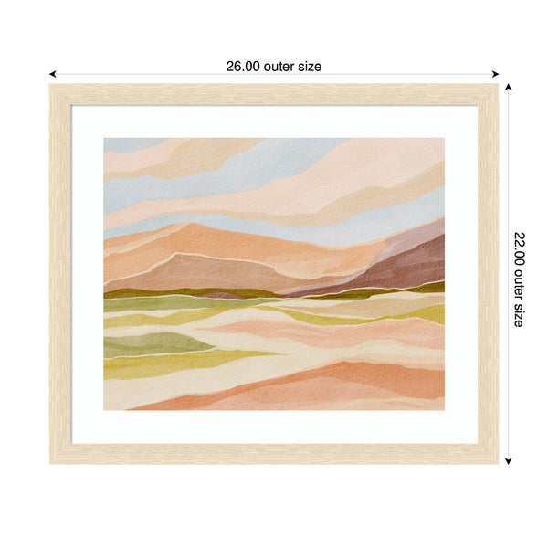 Kate & Laurel Framed Art Desert Dreams By Nikita Jariwala