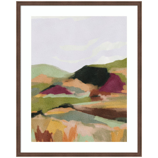 Kate & Laurel Framed Art Dreamy Landscape By Nikita Jariwala