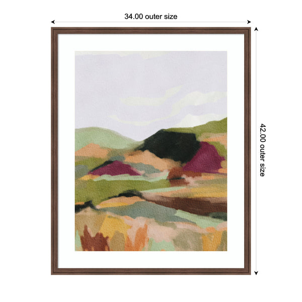 Kate & Laurel Framed Art Dreamy Landscape By Nikita Jariwala