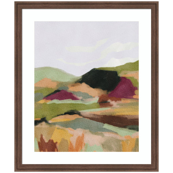 kate & laurel Framed Art Dreamy Landscape by Nikita Jariwala