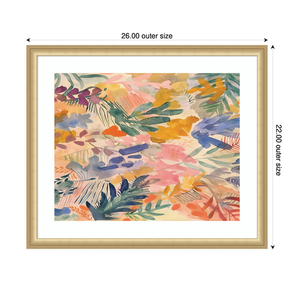 Kate & Laurel Framed Art Flower Market By Amy Lighthall