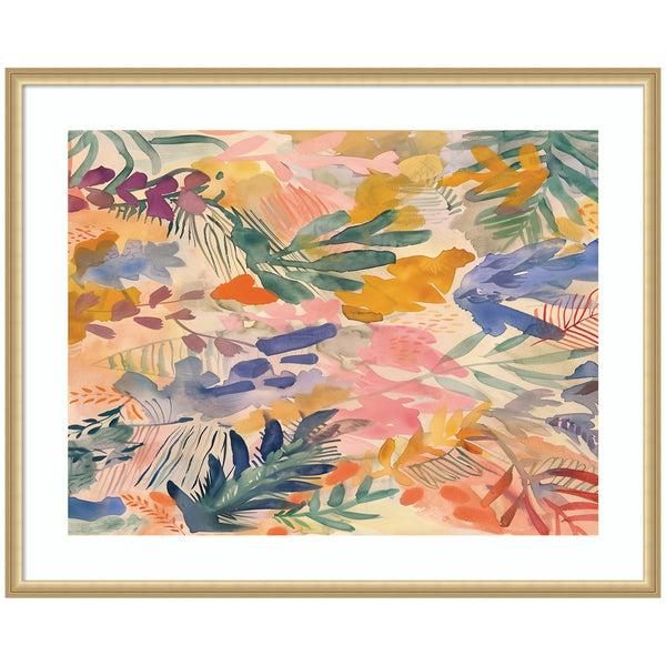 Kate & Laurel Framed Art Flower Market By Amy Lighthall