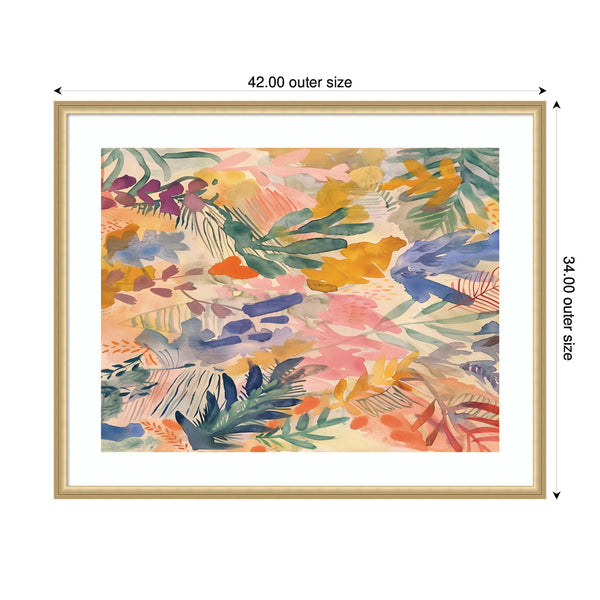 Kate & Laurel Framed Art Flower Market By Amy Lighthall