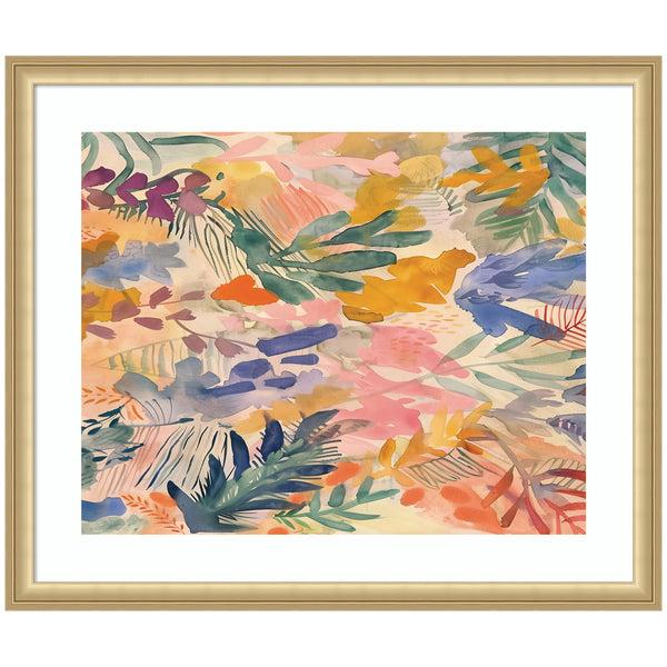 kate & laurel Framed Art Flower Market by Amy Lighthall