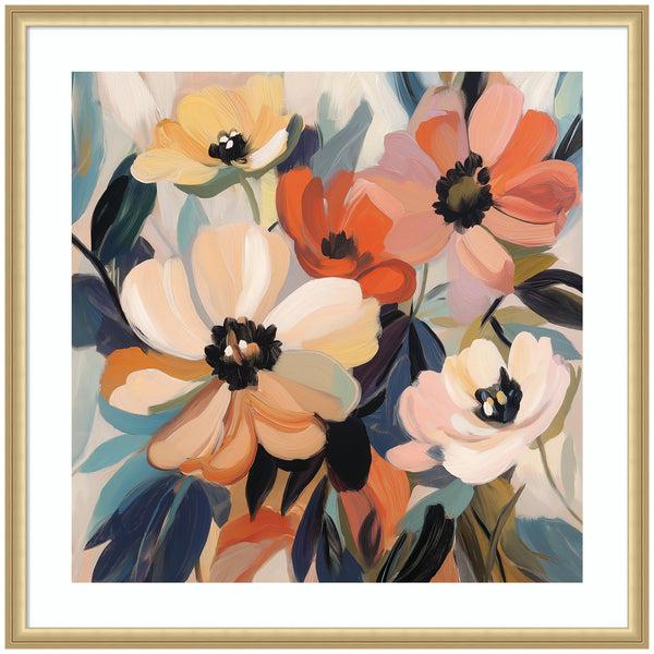 Kate & Laurel Framed Art Garden Bloom Abstract Bouquet III By The Creative Bunch Studio