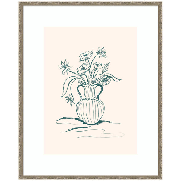 Kate & Laurel Framed Art Garden Floral By Kate Aurelia Holloway