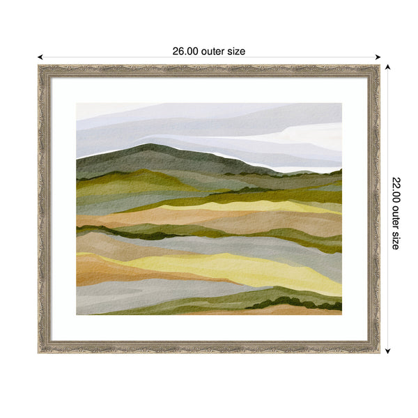 Kate & Laurel Framed Art Gentle Wilderness By Nikita Jariwala