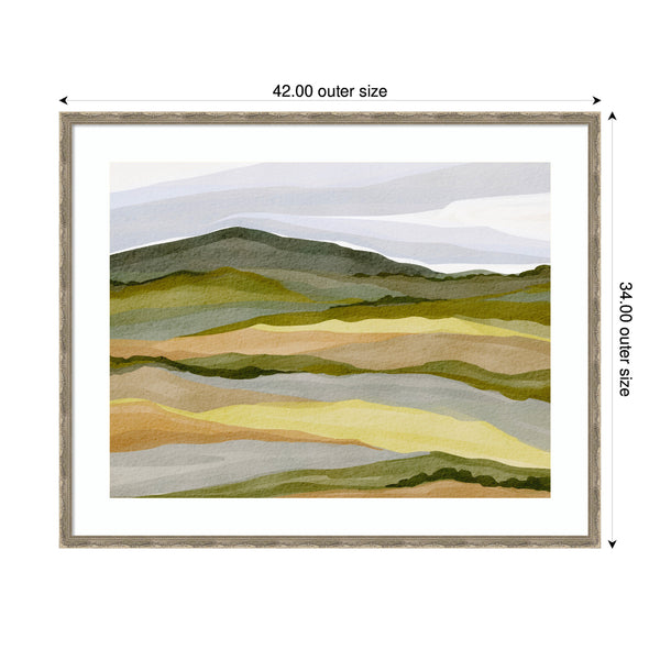 Kate & Laurel Framed Art Gentle Wilderness By Nikita Jariwala