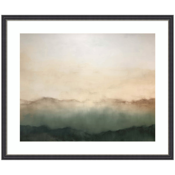 kate & laurel Framed Art Green Mountain Abstract I Horizontal by Amy Lighthall