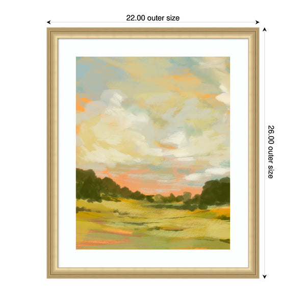 Kate & Laurel Framed Art Landscape 2 By Annie Quigley