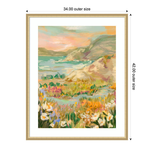 Kate & Laurel Framed Art Landscape 4 By Annie Quigley