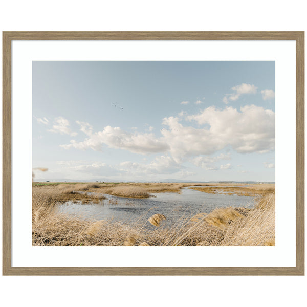 kate & laurel Framed Art Marshland by Crystal Lynn Collins