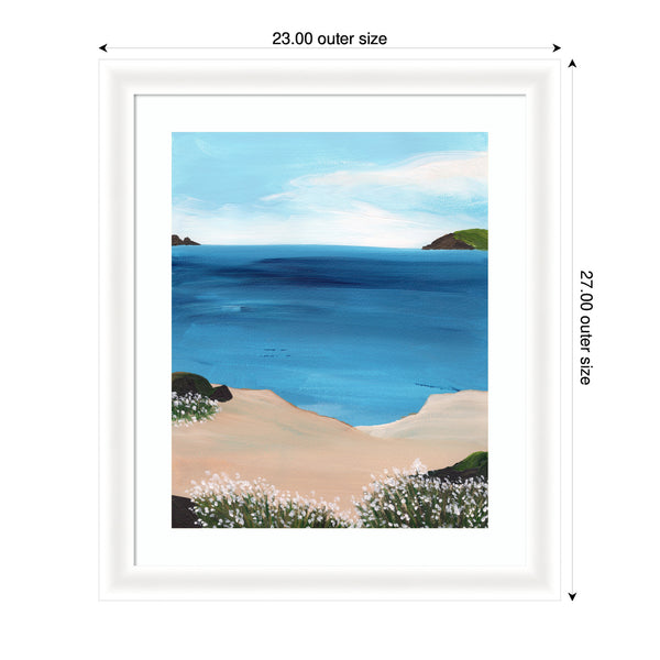 Kate & Laurel Framed Art Midday At Sea By Nikita Jariwala