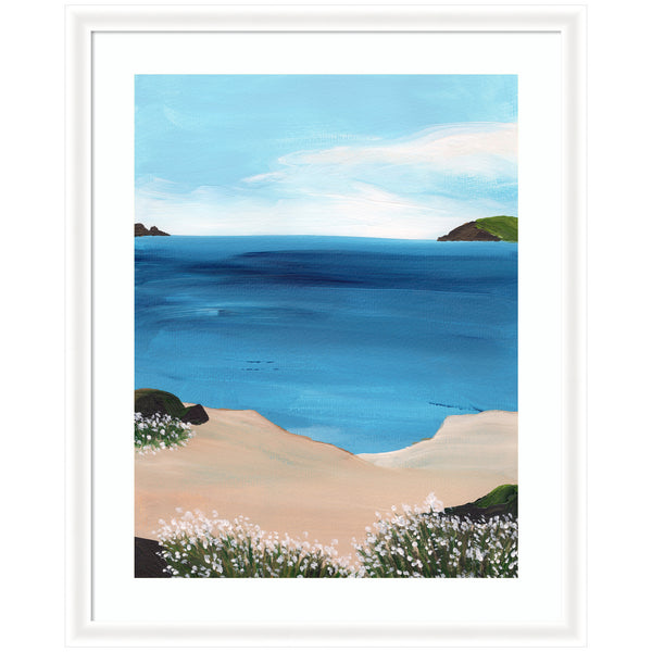 Kate & Laurel Framed Art Midday At Sea By Nikita Jariwala