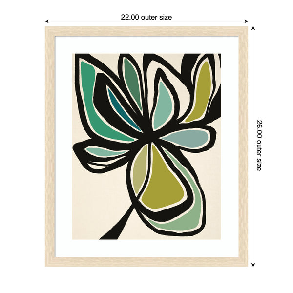 Kate & Laurel Framed Art Midnight Floral 3 By Alicia Bock